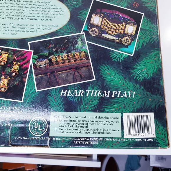 VINTAGE NIB MR. CHRISTMAS HOLIDAY CAROUSEL 1992 - Picture 4 of 8